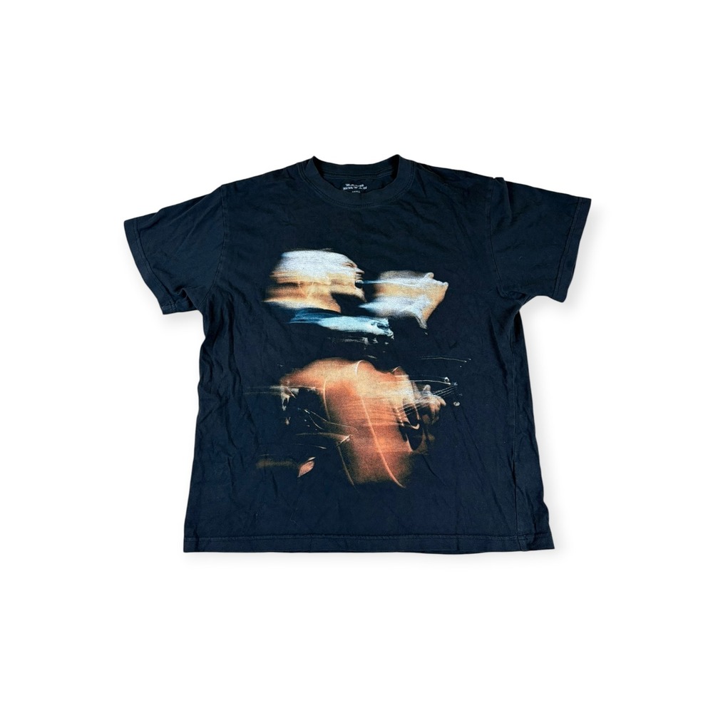 Zach Bryan Quittin Time Tour 2024 T-Shirt Black Small Concert Graphic Tee USA